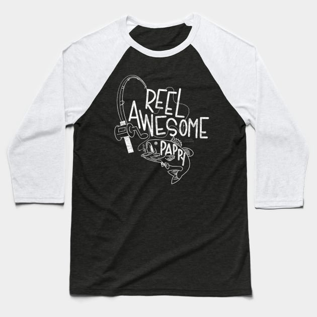 Reel Awesome Pappy Baseball T-Shirt by Hannah’s Hand Lettering